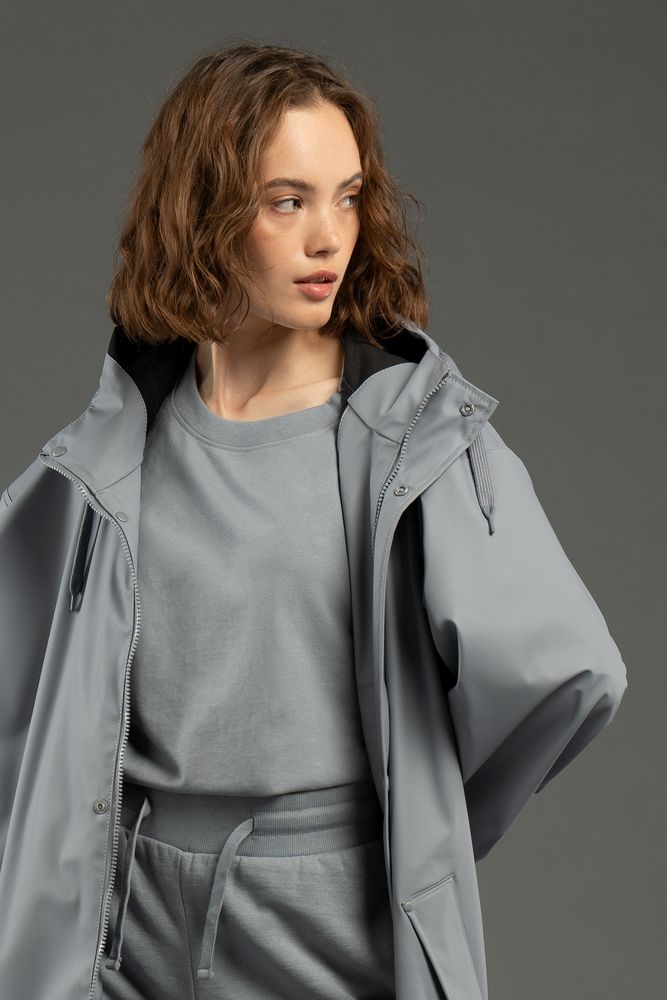 Футболка унисекс оверсайз T3, серая-2