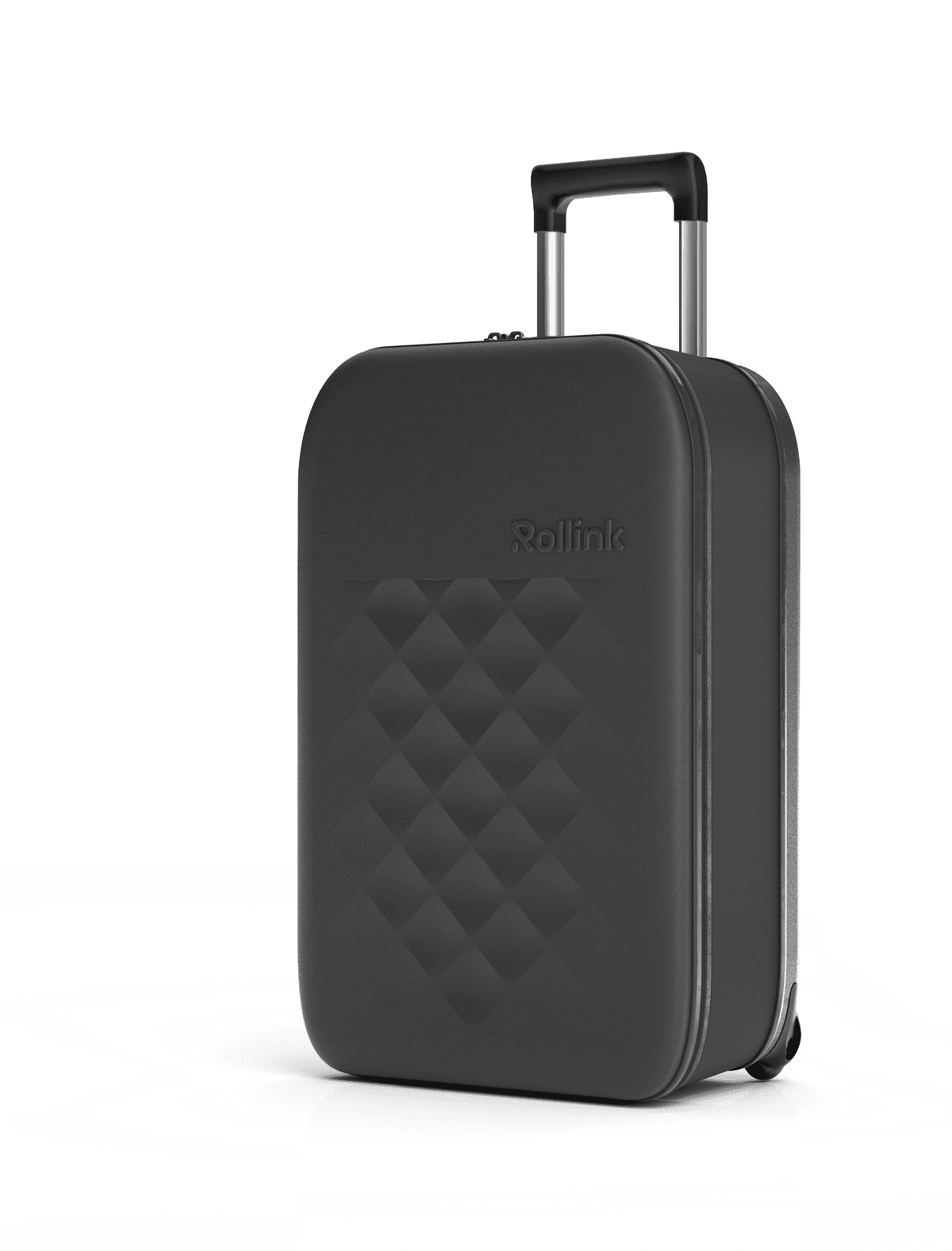 Чемодан складной Rollink Vega II 55x40x20 см, 2 колеса, черный-3