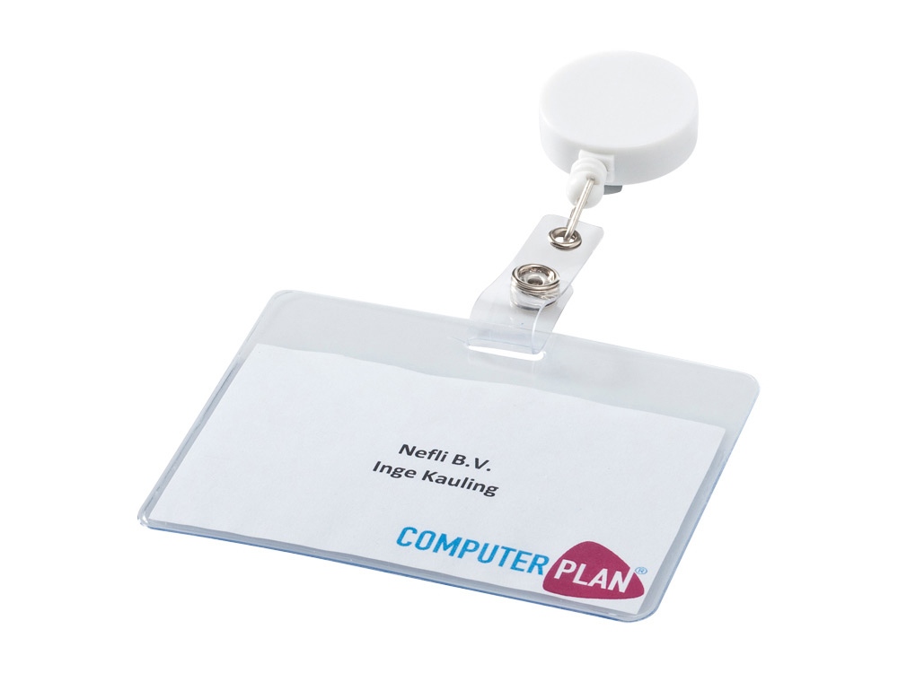 Держатель для бейджа или карты доступа Lech, белый-2