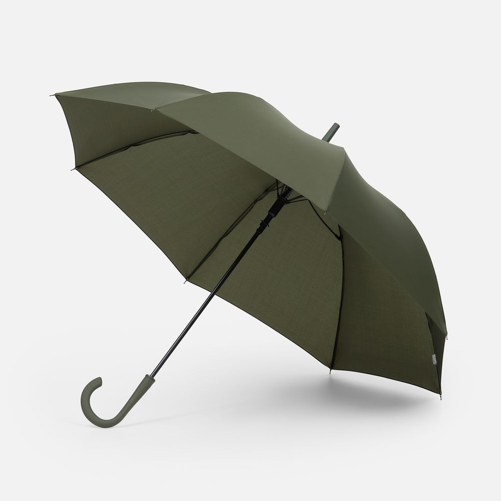 Зонт-трость Nimbrella, зеленый (хаки)-0