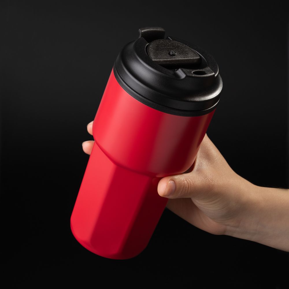 Термостакан Presa, красный-4