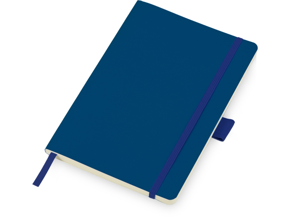 Подарочный набор с термосом, блокнотом, ручкой и чаем, синий-7