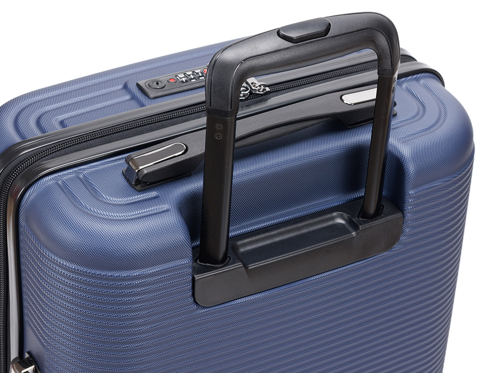 Чемодан TORBER Onego, синий, ABS-пластик, 59,5 х 39,5 х 24 см, 46 л-5