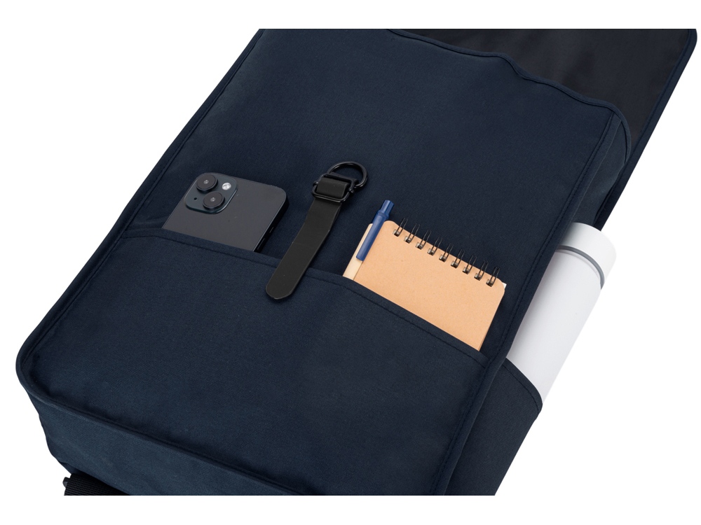 Рюкзак Rony из переработанного пластика, нейви-9