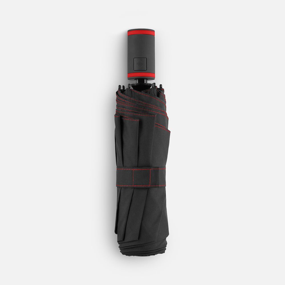 Зонт складной AOC Mini с цветными спицами, красный-7