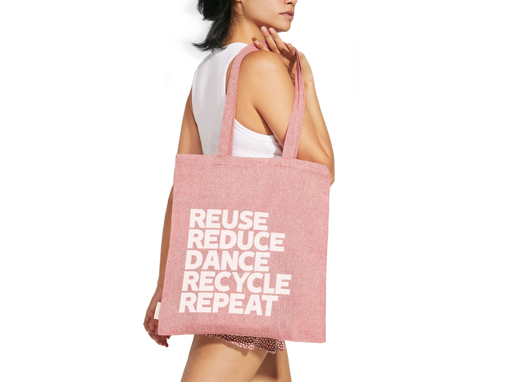 Сумка LUMIA из переработанного хлопка, красный-1