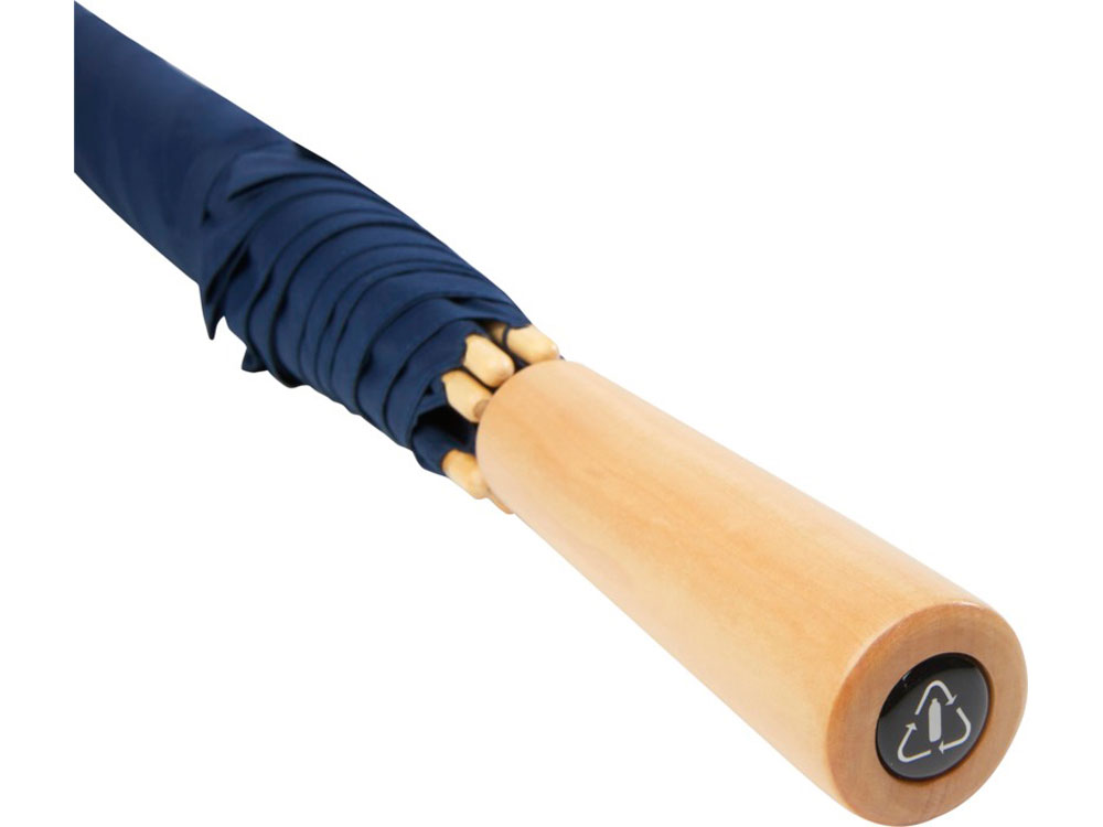 Romee, ветрозащитный зонт для гольфа диаметром 30 дюймов из переработанного ПЭТ, темно-синий-4