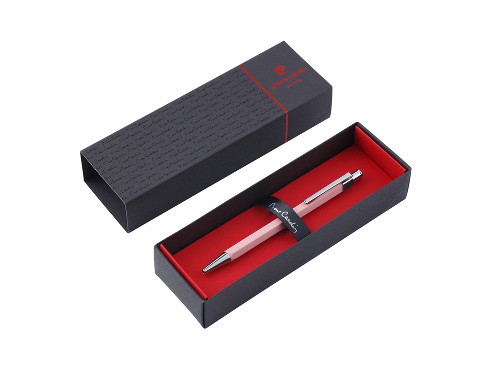 Ручка шариковая Pierre Cardin PRIZMA. Цвет - розовый. Упаковка Е-5