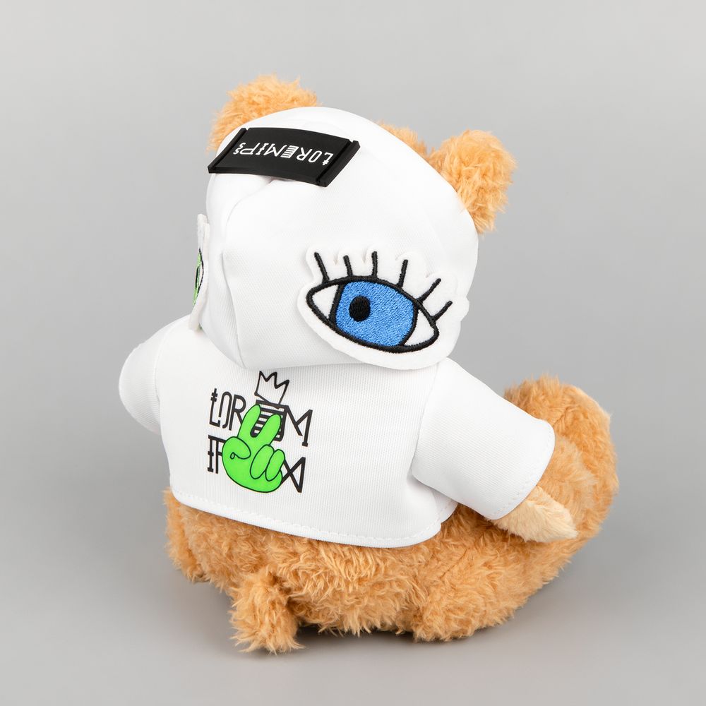 Мягкая игрушка «Мишка Cuddleton» в белом худи-8