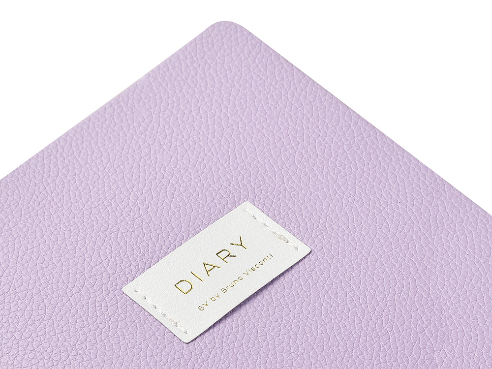 Ежедневник недатированный А5 Zefir с нашивкой, сиреневый-2