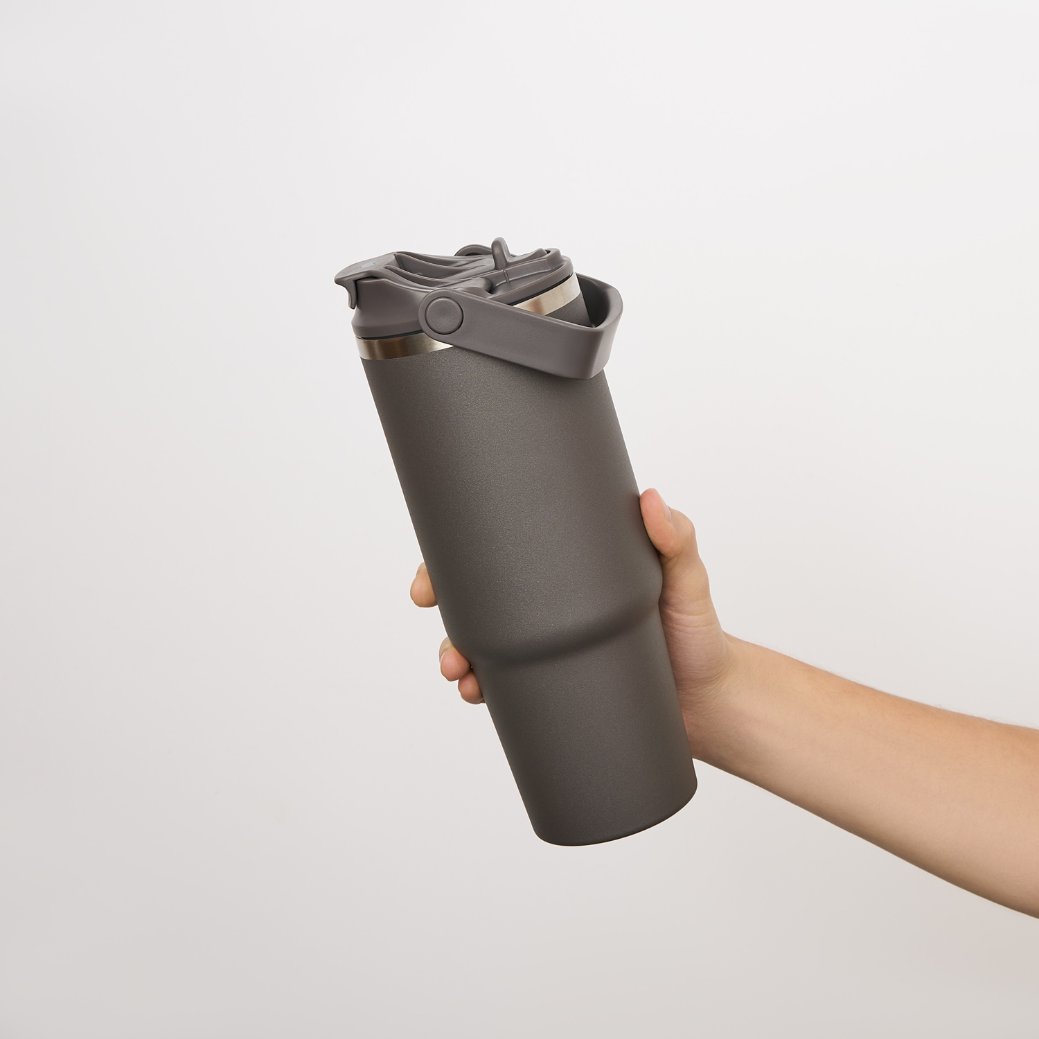 Термокружка вакуумная Монтана (Montana), серая-10