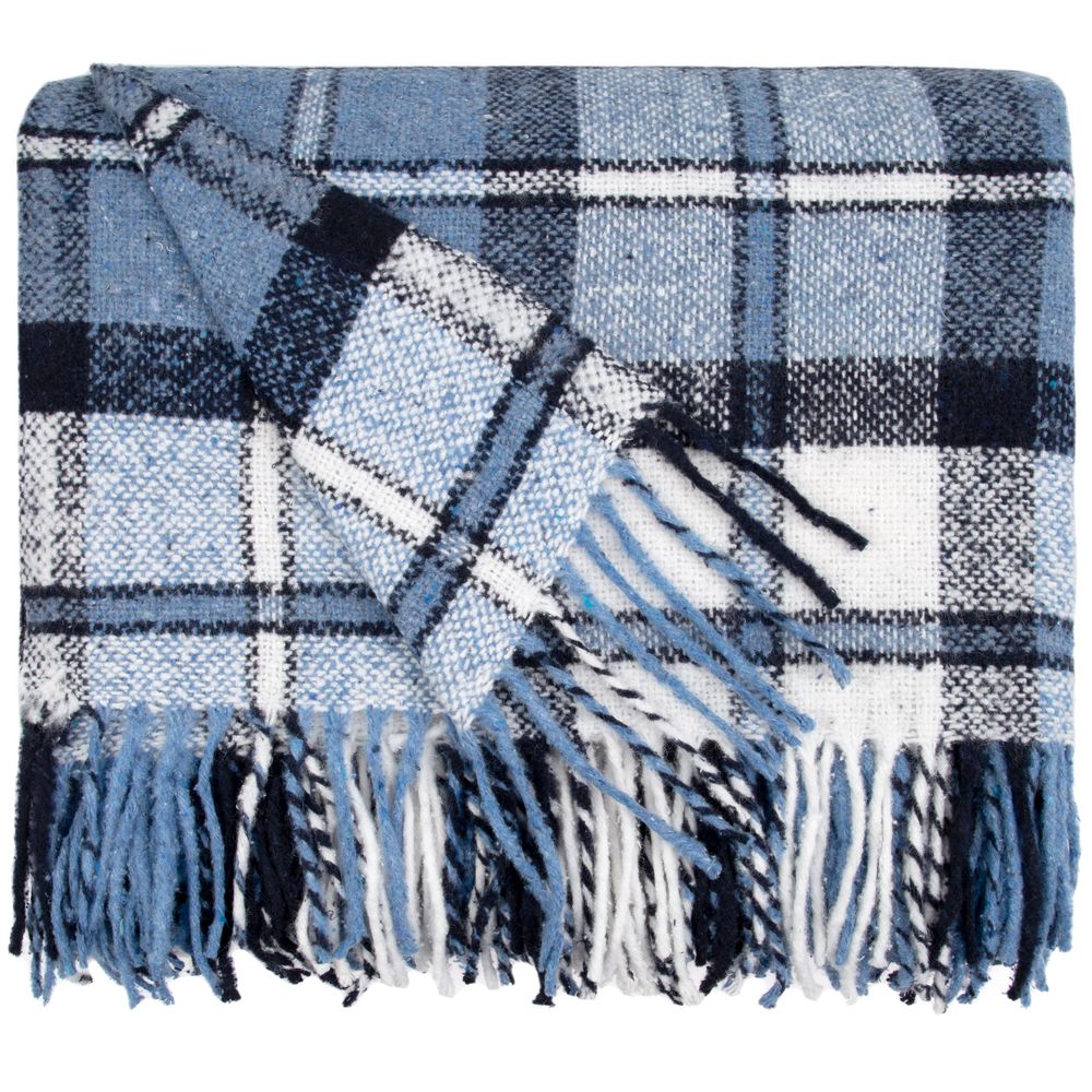 Плед Dublin, сине-голубой-2