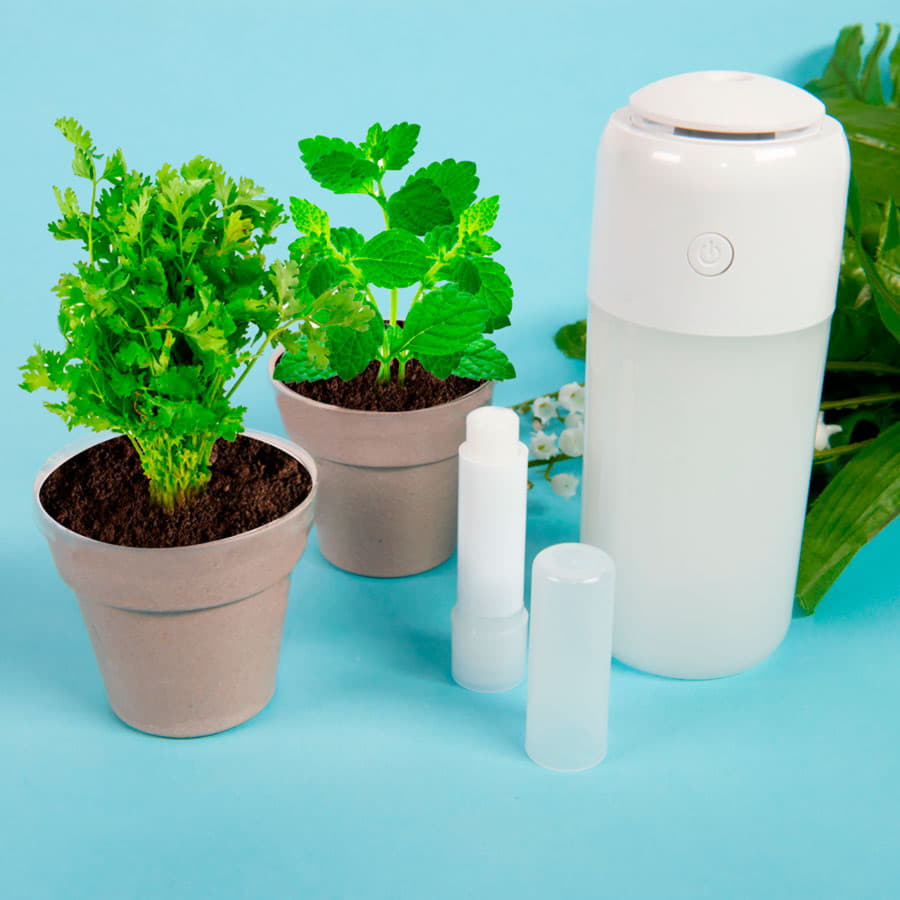 Увлажнитель воздуха TRUDY с LED подсветкой, емкость 200 мл, материал пластик, цвет белый, белый-2