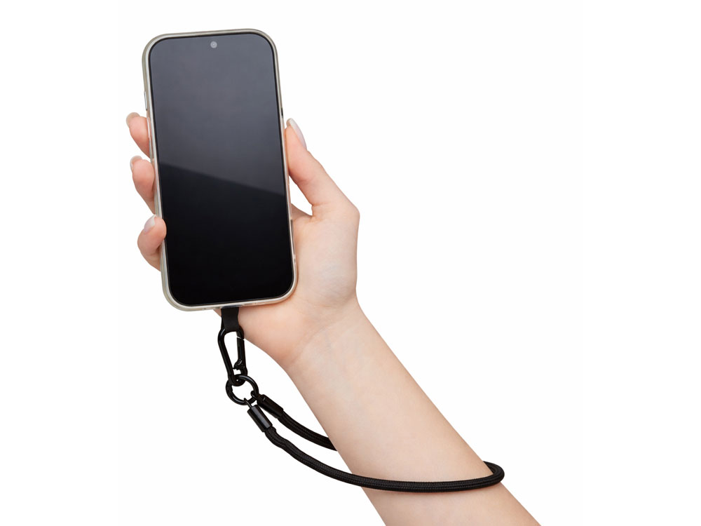 Ремешок на руку для телефона Бэнди, черный-4