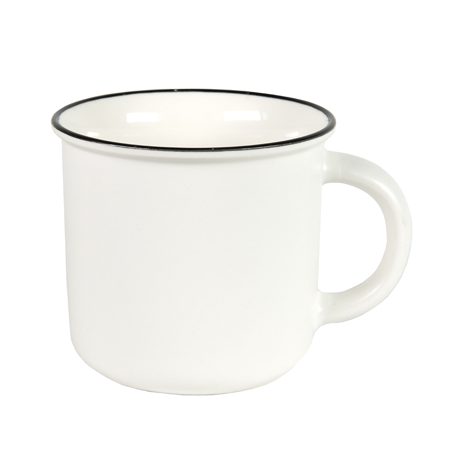 Кружка MATTI, белый, черный-0