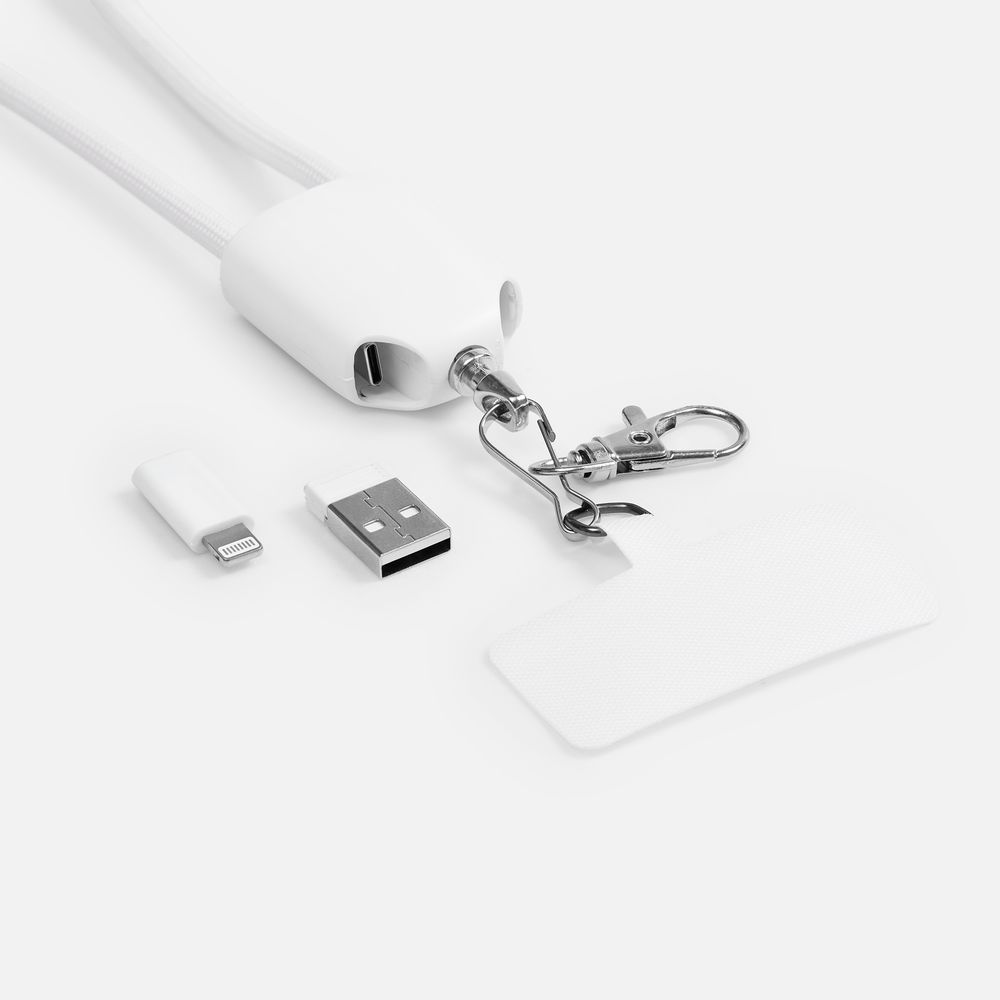 Кабель-ланьярд energyFlex Pro, белый-3