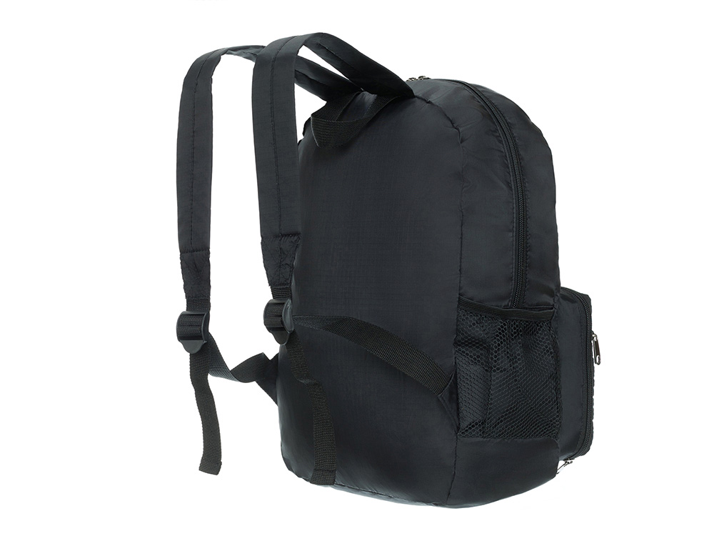 Рюкзак складной TORBER, черный, полиэстер, 49x33x12 см-2