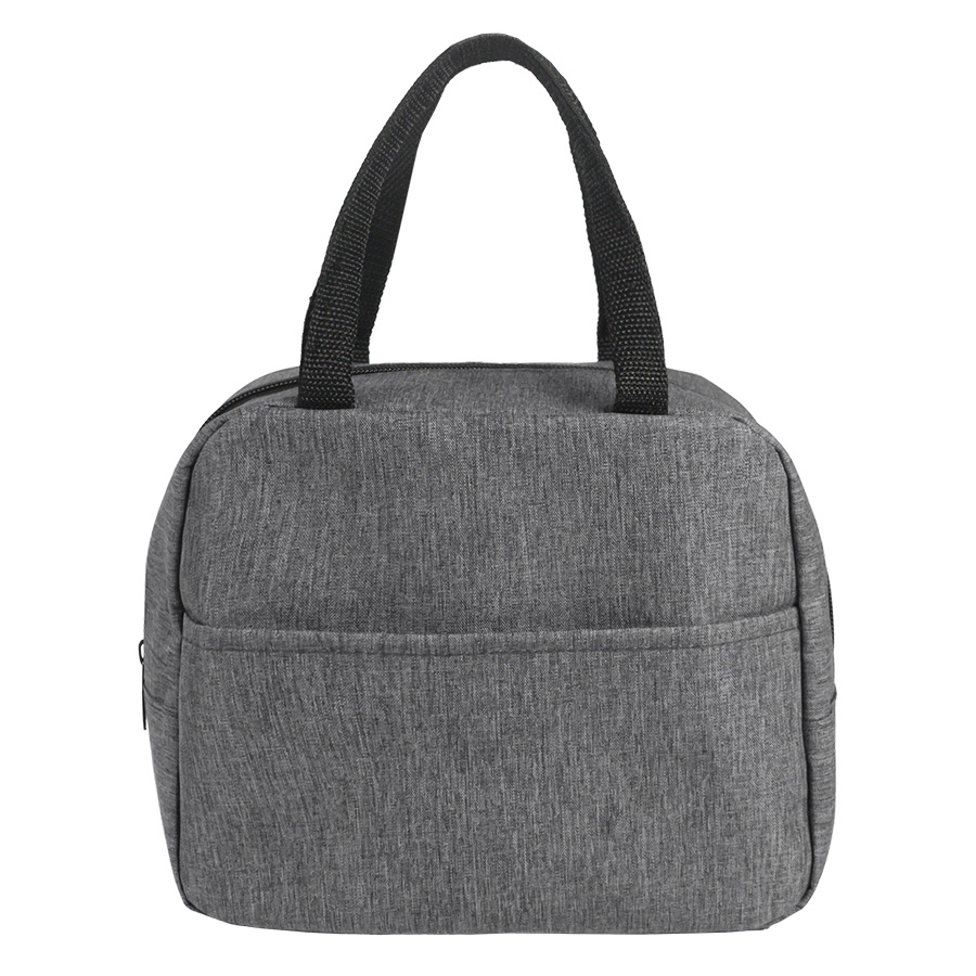 Термосумка "EAT", серый меланж, 24 x 21 x 12 см, полиэстер 300D, серый-0
