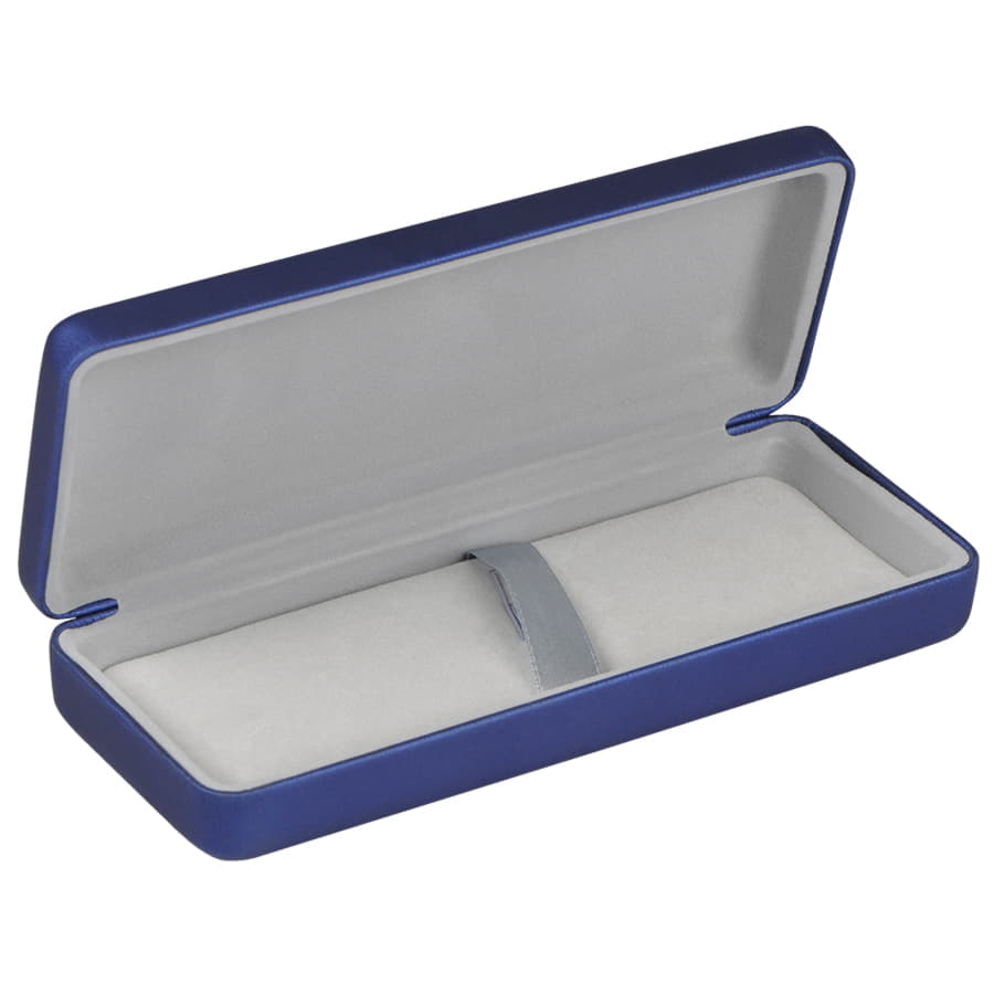 Футляр для 1-2 ручек, синий, PU-материал, синий-1