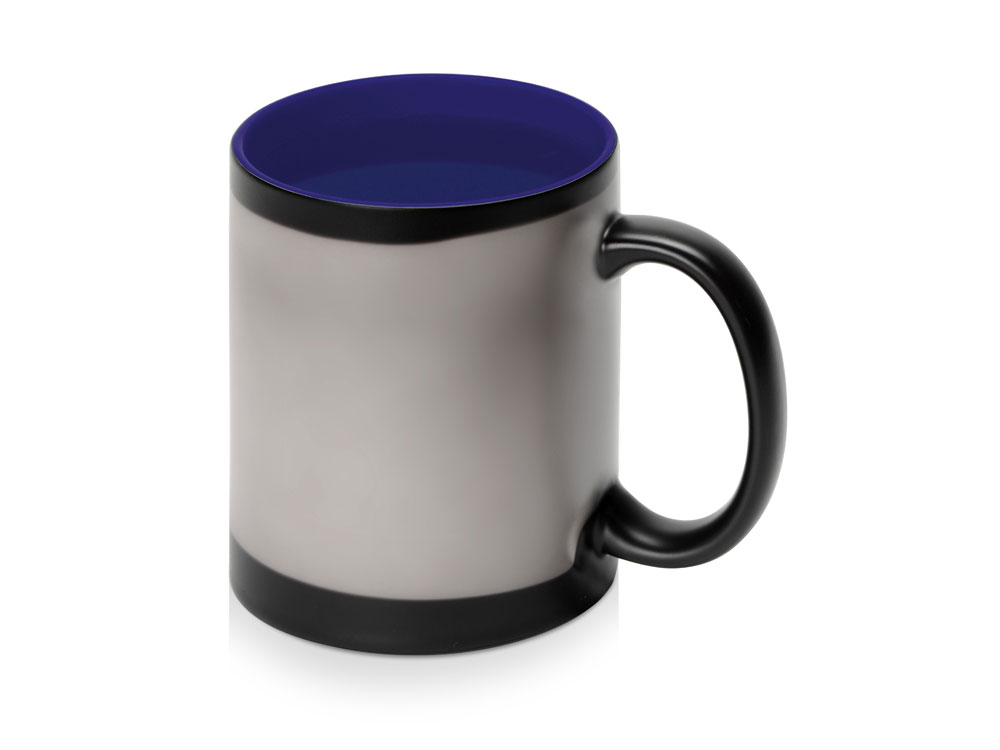 Кружка-хамелеон Surprise матовая, черный/синий-4
