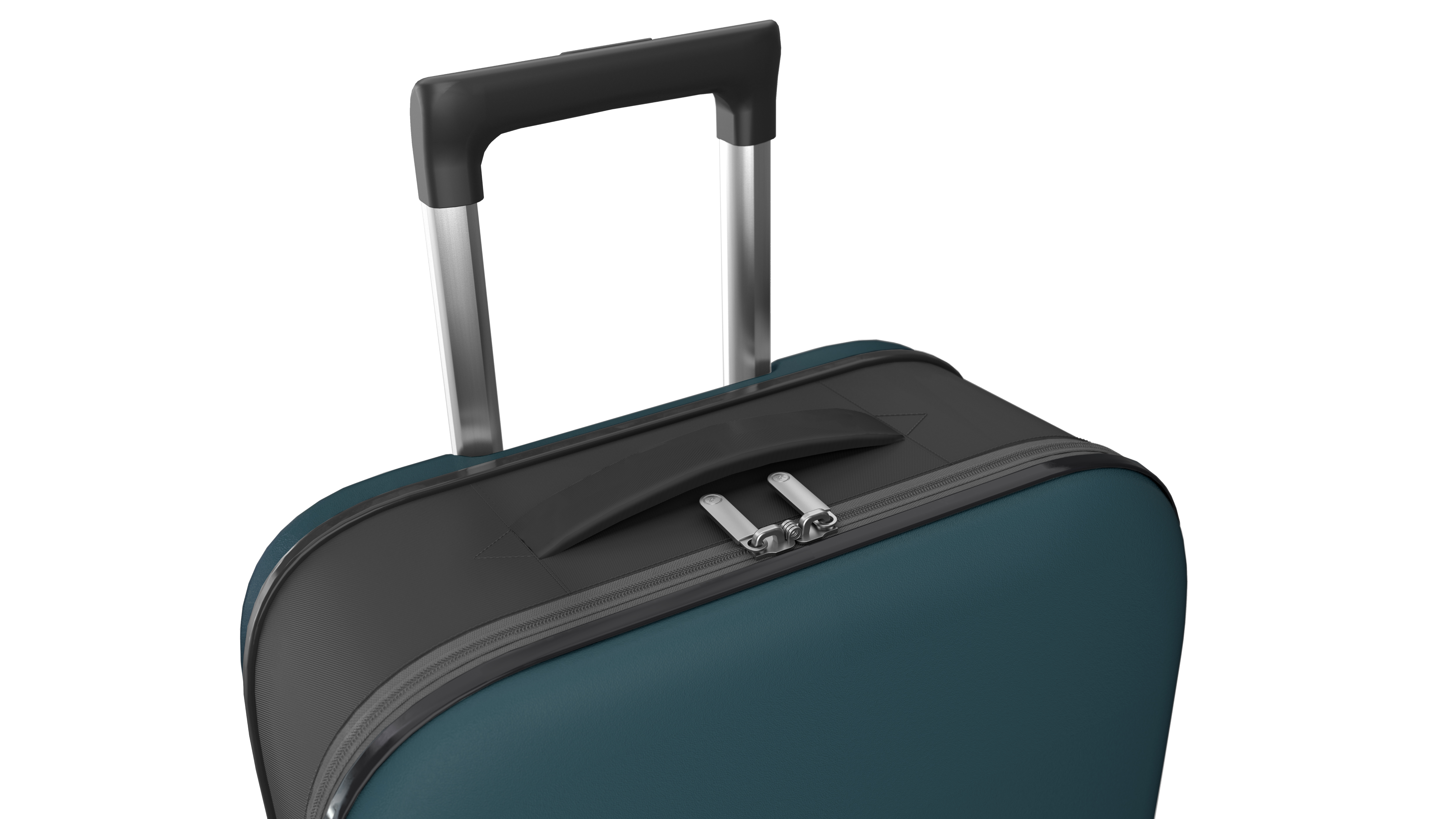 Чемодан складной Rollink Vega II 55x40x20 см, 2 колеса, сине-зеленый-9