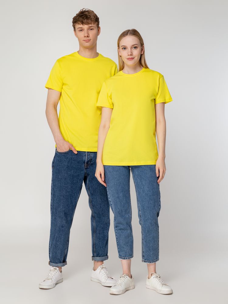 Футболка унисекс T-Bolka 160, желтая-7