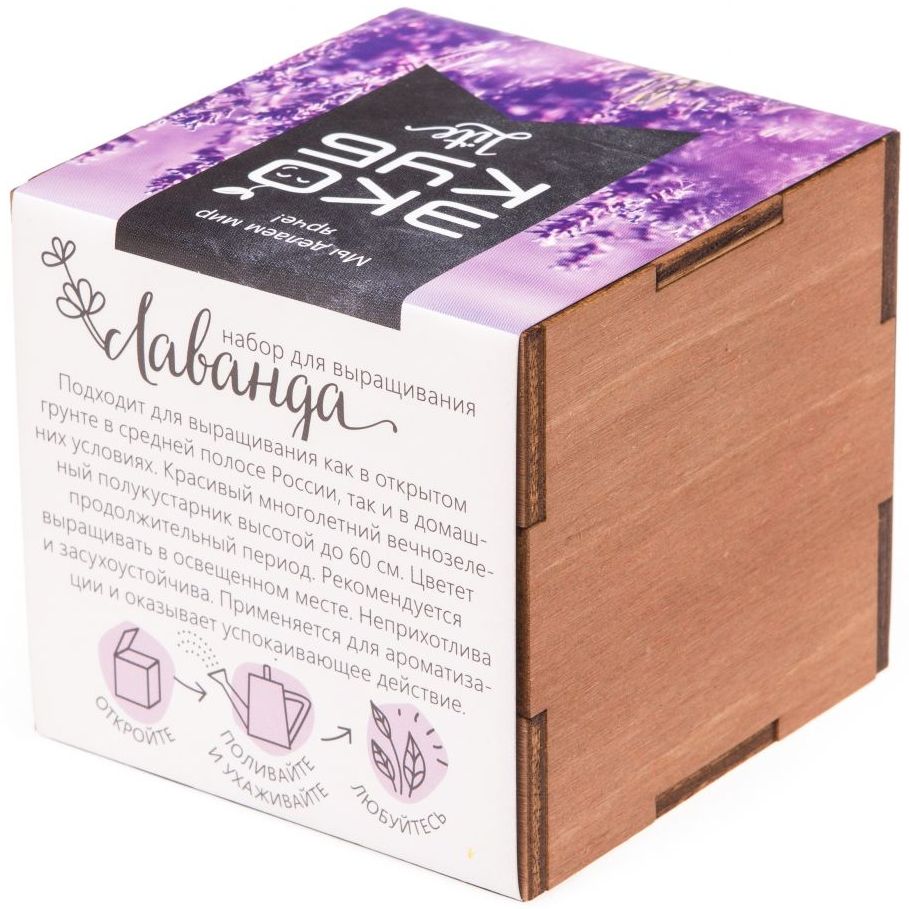 Набор для выращивания «Экокуб Lite», лаванда-2