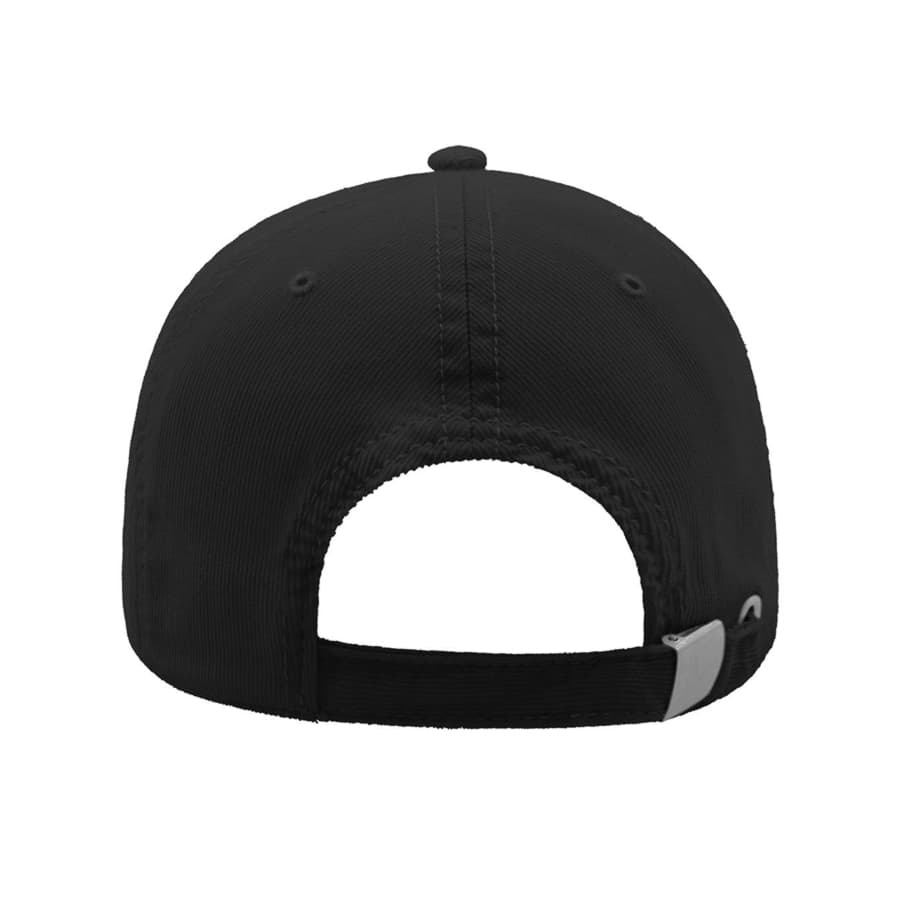 Бейсболка CREEP, 6 клиньев, металлическая застежка, черный-5