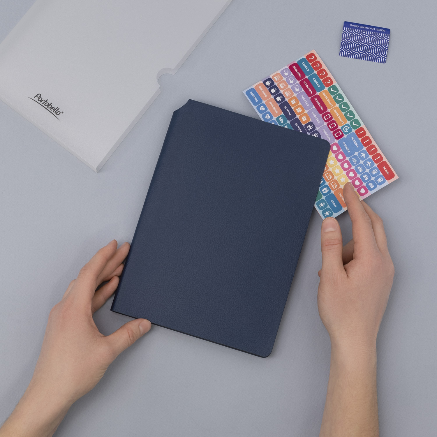 Ежедневник Molto недатированный, синий-9