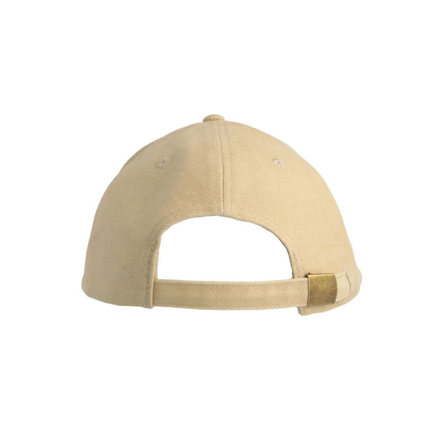 Бейсболка PILOT, 6 клиньев, металлическая застежка, бежевый-5