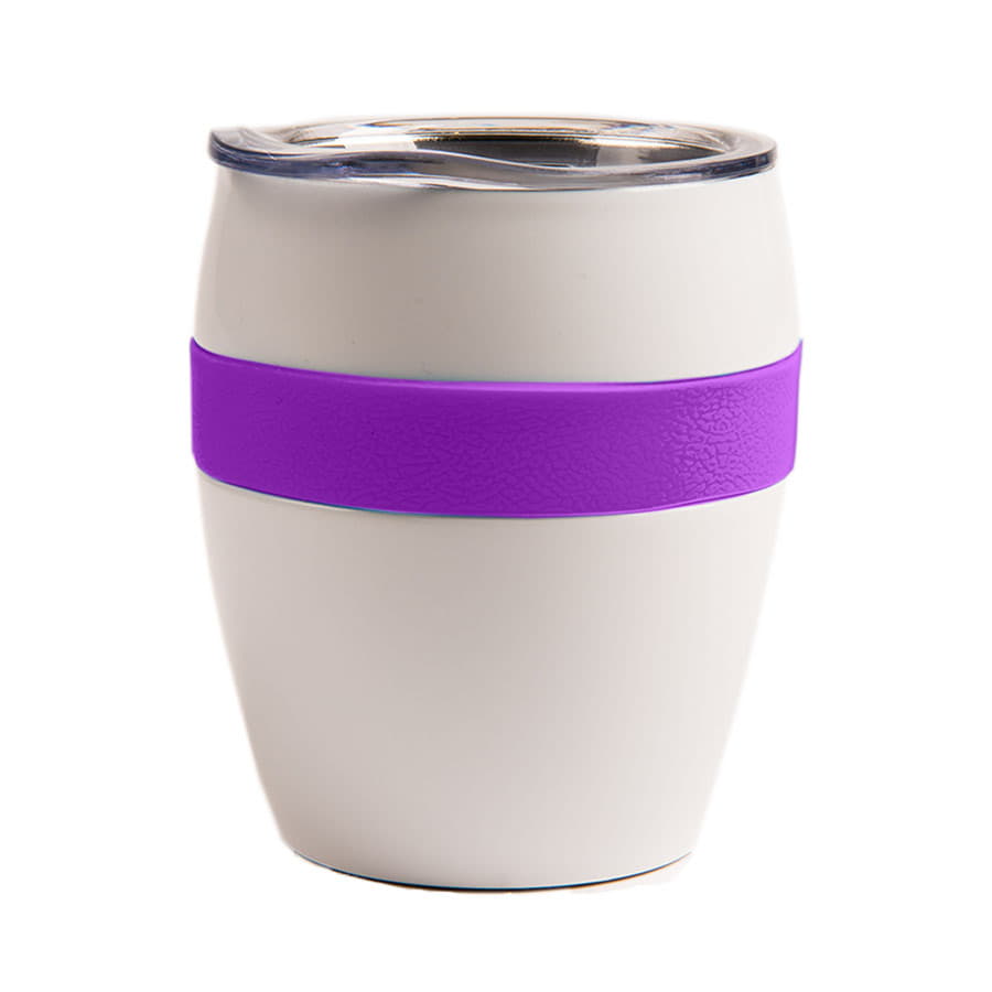 Термокружка LINE, белый, фиолетовый-5