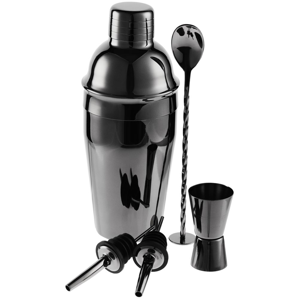 Набор для приготовления коктейлей Pourpour, черный-1