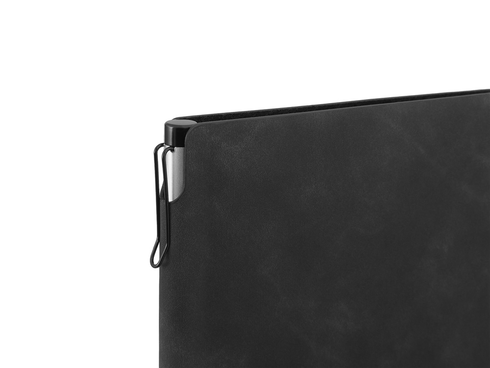 Блокнот А5 Notepeno Max, 96 листов 80 гр/м2 белой FSC бумаги, черный-4