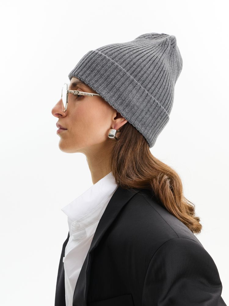Шапка Bernard, серый меланж-2
