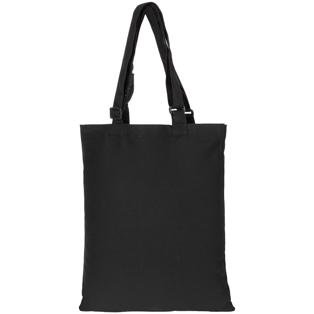 Сумка для покупок с регулируемыми ручками Leta, черная-1