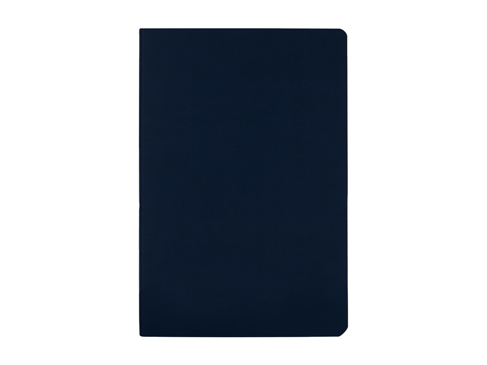 Бизнес тетрадь А5 Megapolis flex 60 л. soft touch клетка, темно-синий-0