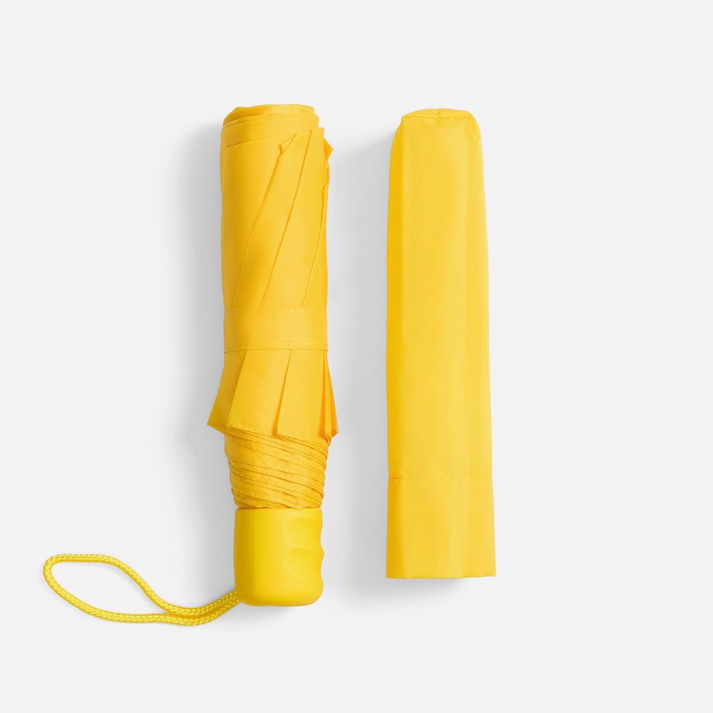 Зонт складной Basic, желтый-2