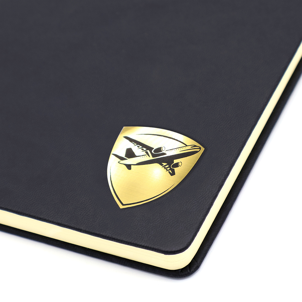 Шильд-наклейка самолет, Золотой-1