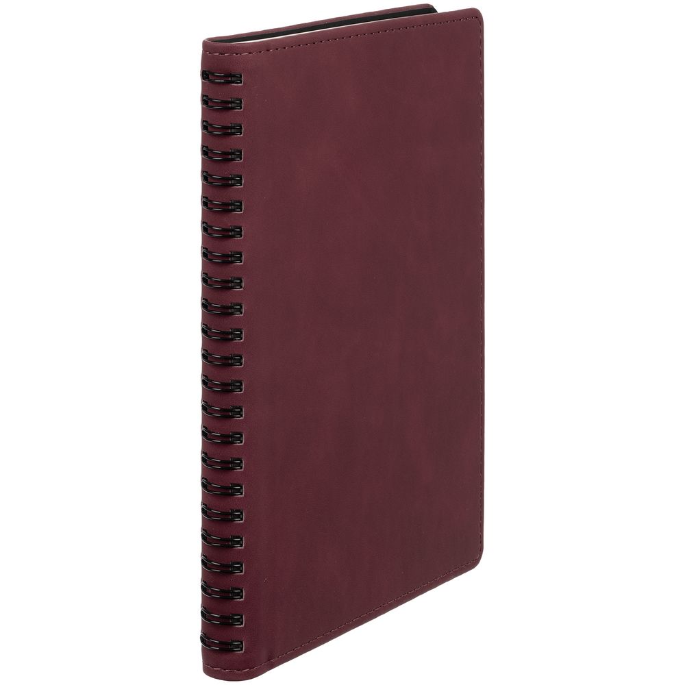 Ежедневник Spring Urban на заказ, недатированный, бордовый-2