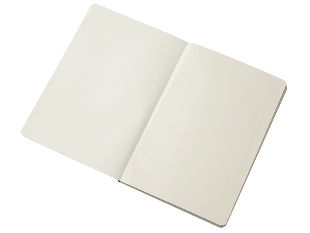 Блокнот в гибкой обложке A5 Виспи 2.0 в клетку, черный-2