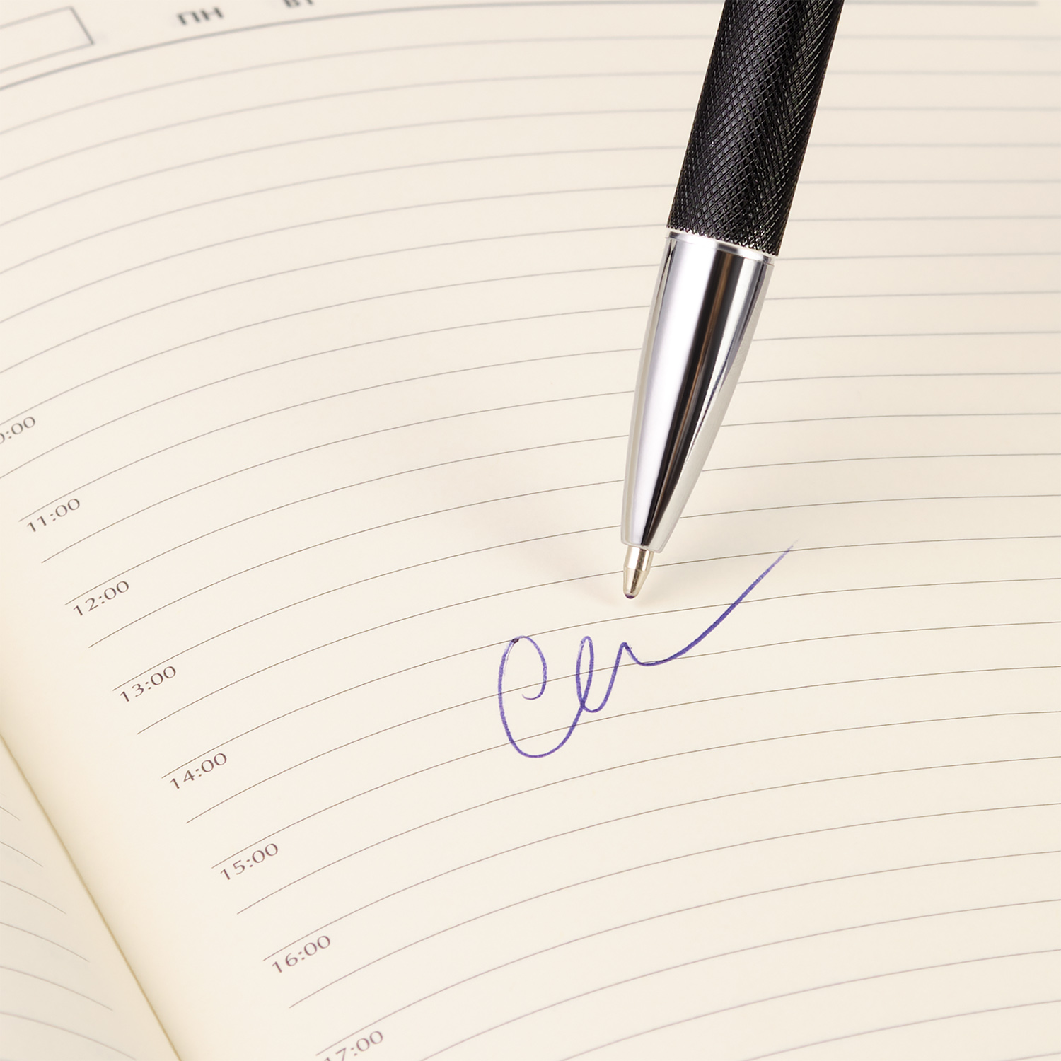 Шариковая ручка Levi, черная-3