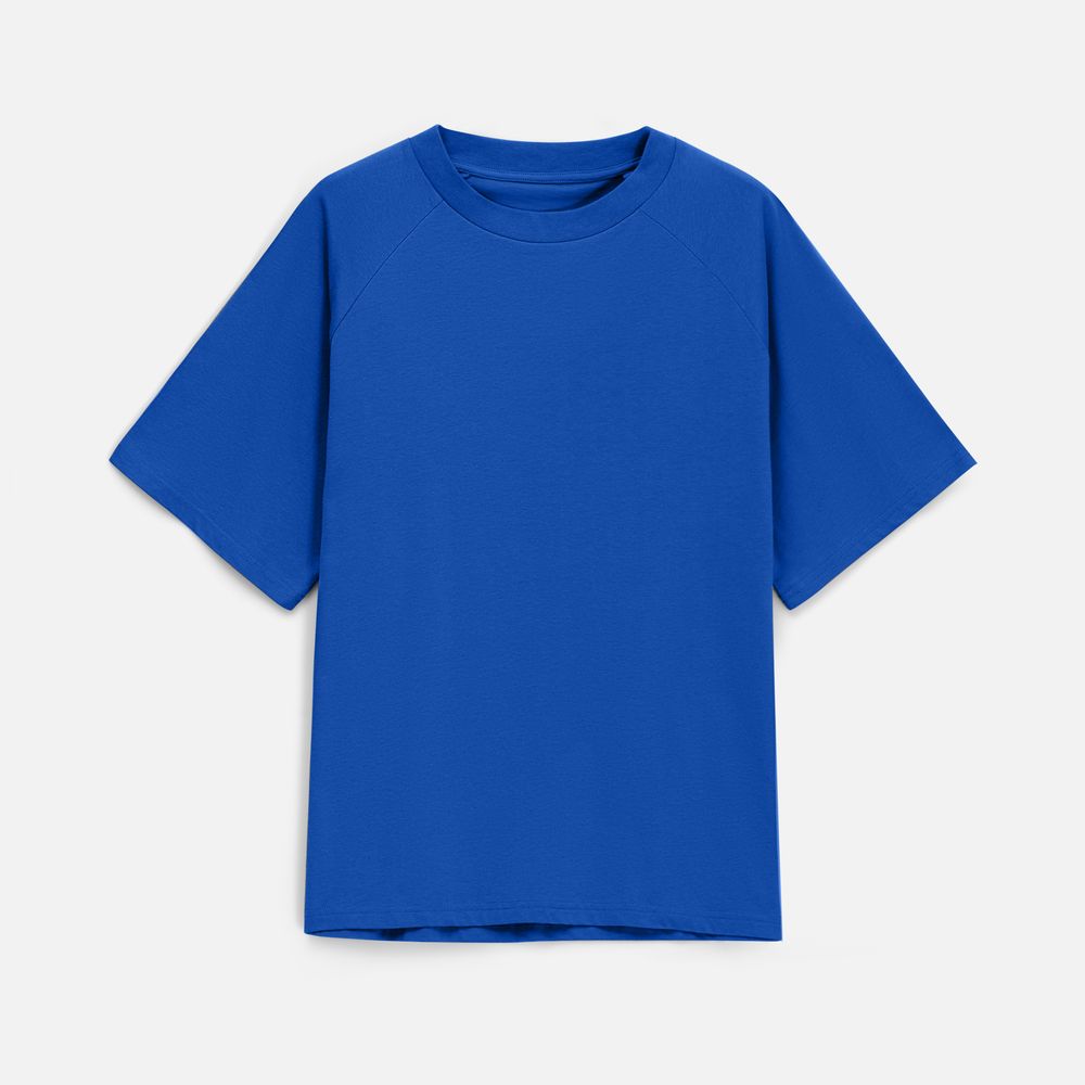 Футболка унисекс оверсайз T2, синяя-9