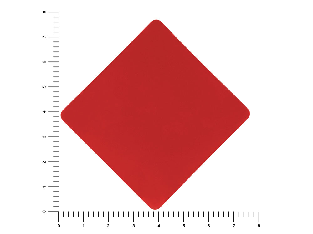 ПАТЧ РОМБ soft-touch (красный) 7,6 х 7,6 см-1