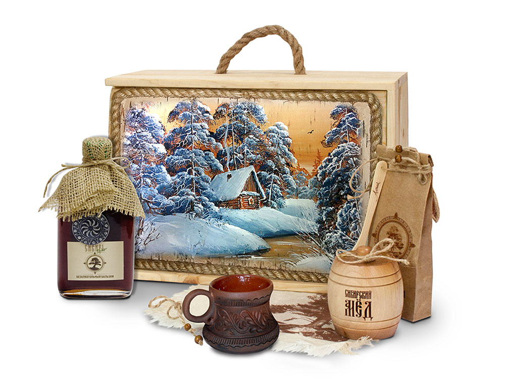 Подарочный набор Лесная пасека, бежевый-0