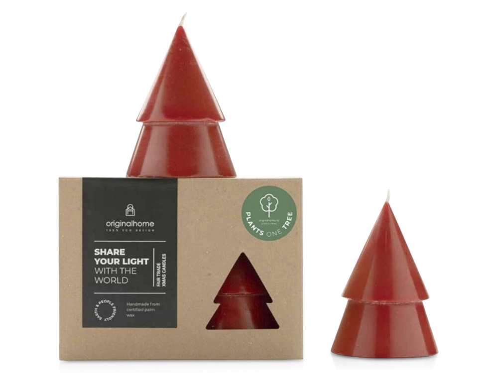 Orginal Home рождественская елочная свеча матча - M - Красный-0