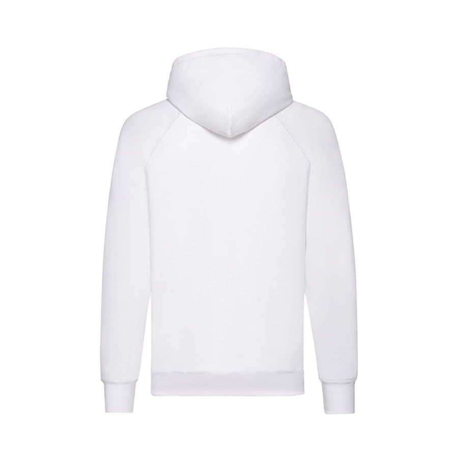 Толстовка без начеса LIGHTWEIGHT HOODED SWEAT 240, белый-5