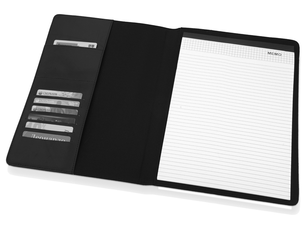 Папка для документов Nadine, черный/зеленый-1