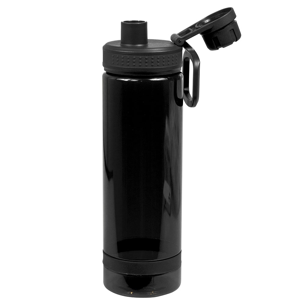 Пластиковая бутылка Oslo, Черный-1