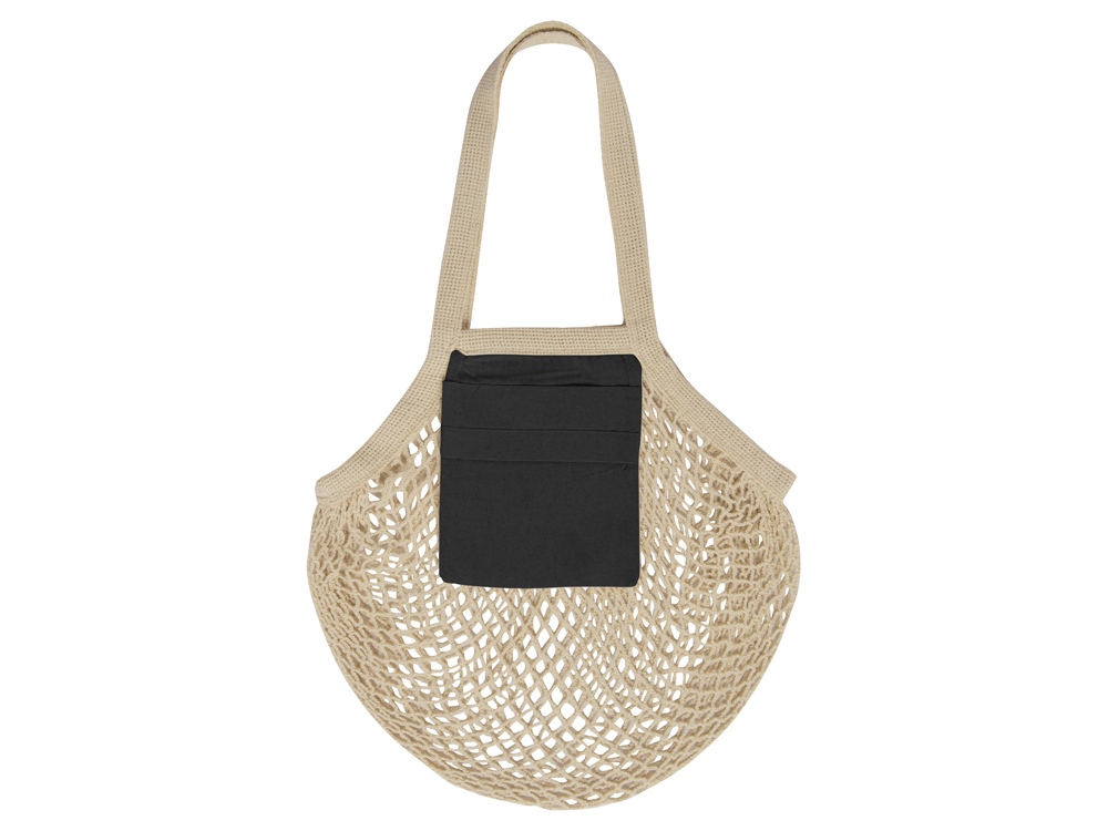 Сетка для шопинга Mesh, натуральный/черный-1