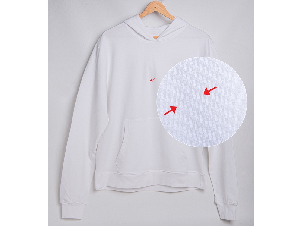 Худи Warsaw, футер 220гр, белый-14